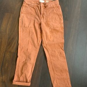 Anthropologie Pilcro The Wanderer Desert Rose Pants